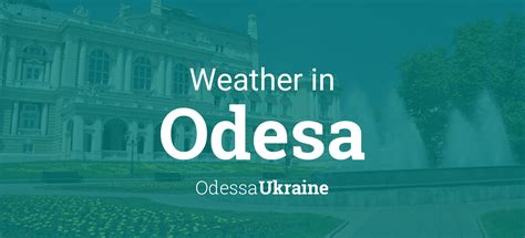 weer odessa|Weather Odesa